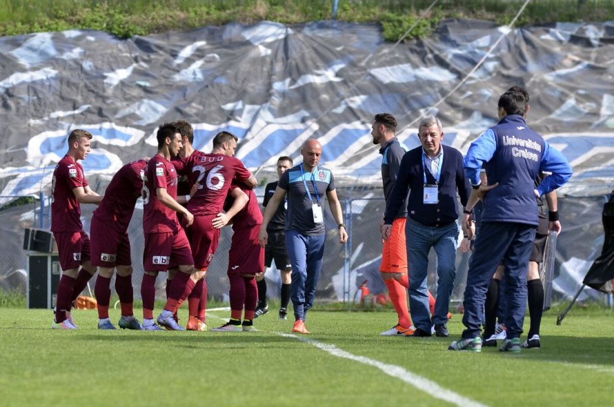 VIDEO CSU Craiova - CFR Cluj 1-1 » Fotbal doar în primele și ultimele minute
