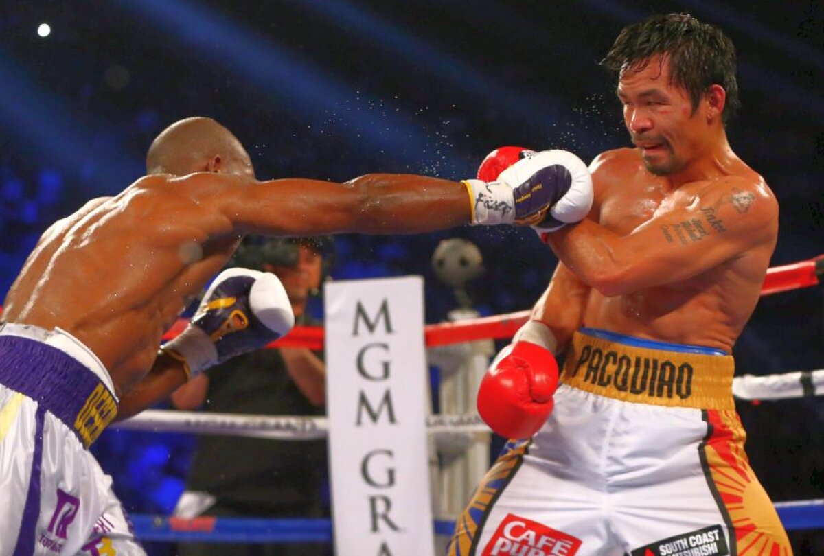    Retragere în glorie » Manny Pacquiao a agățat mănușile în cui după ce l-a învins pe Timothy Bradley