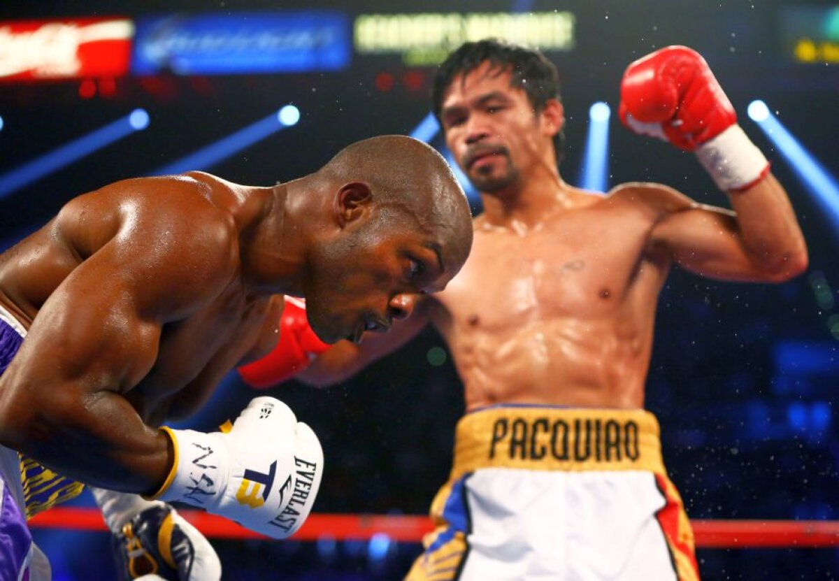    Retragere în glorie » Manny Pacquiao a agățat mănușile în cui după ce l-a învins pe Timothy Bradley