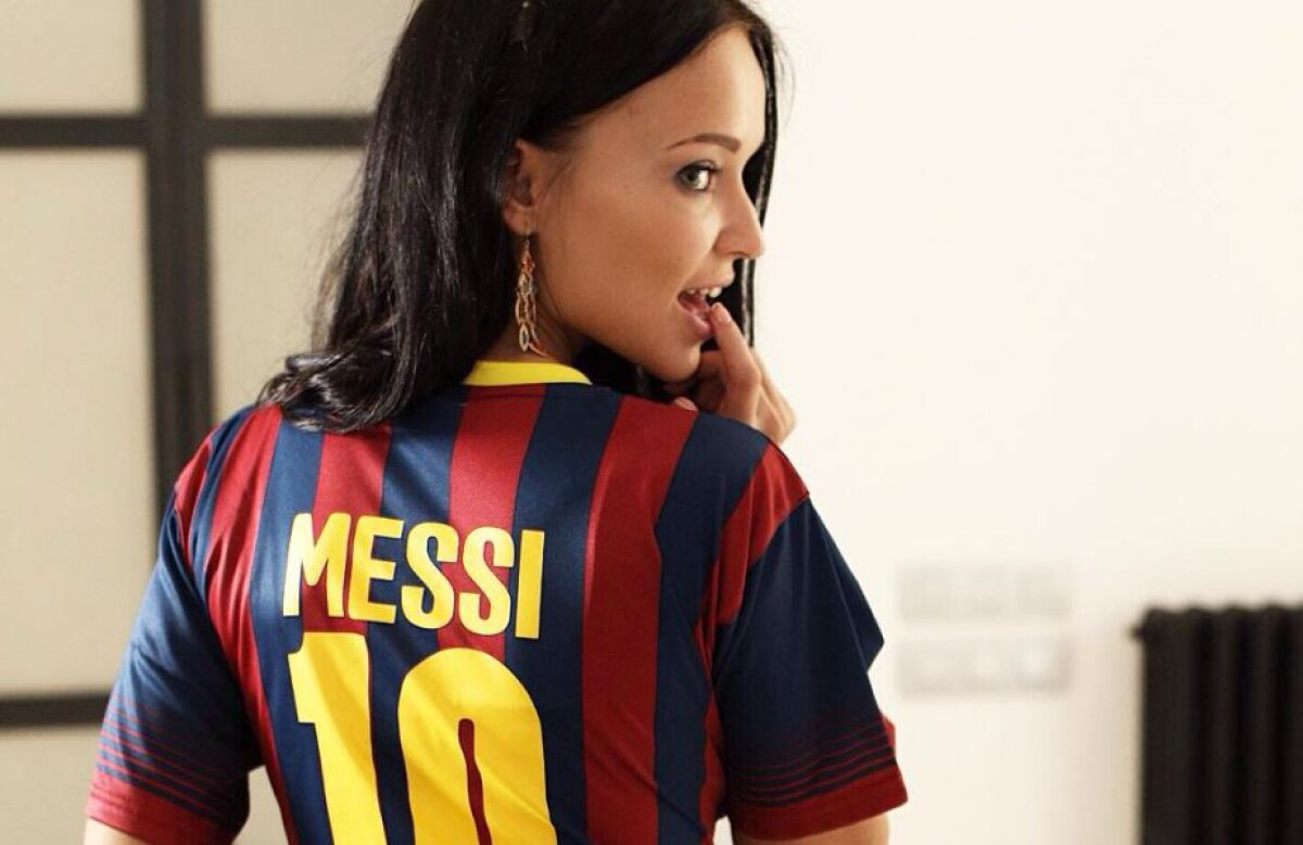 FOTO A trecut la alt nivel! A pozat sexy pentru a salva o echipă din Ucraina, iar acum are o pasiune pentru Messi