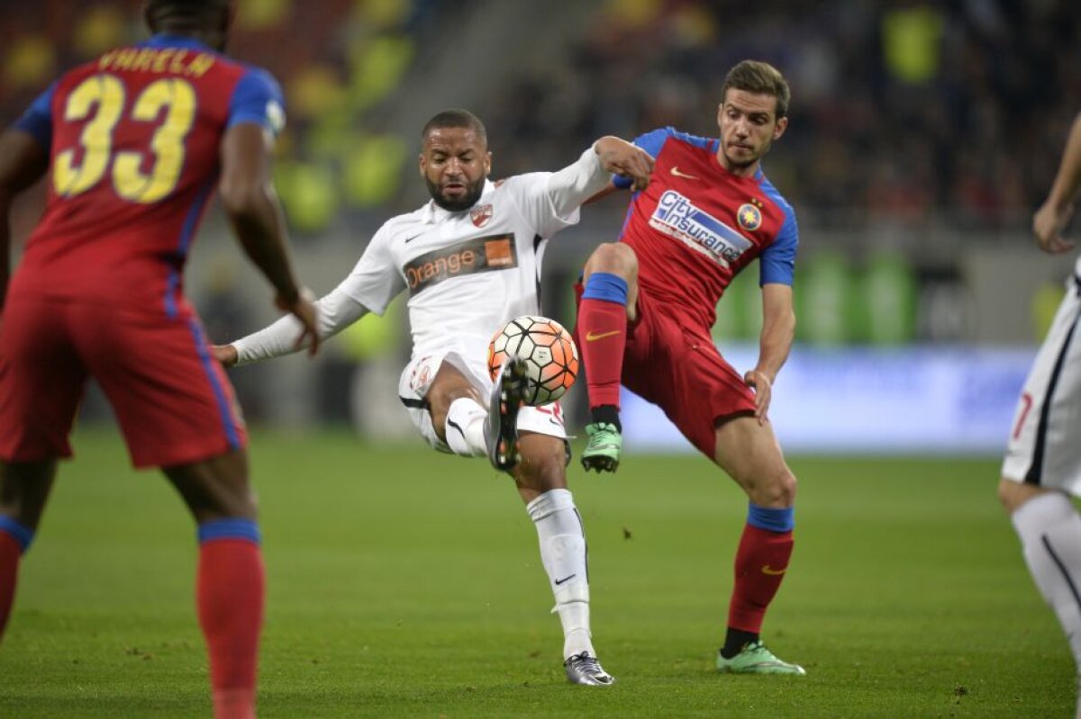 FOTO + VIDEO Finala campionatului la Giurgiu! Steaua şi Dinamo remizează pentru a treia oară în 2016, 1-1. Astra, 3 puncte avans