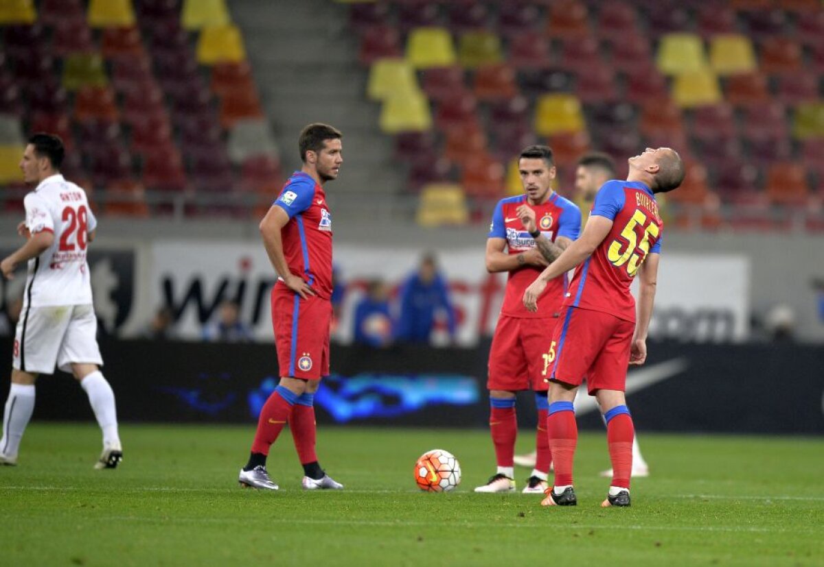FOTO + VIDEO Finala campionatului la Giurgiu! Steaua şi Dinamo remizează pentru a treia oară în 2016, 1-1. Astra, 3 puncte avans