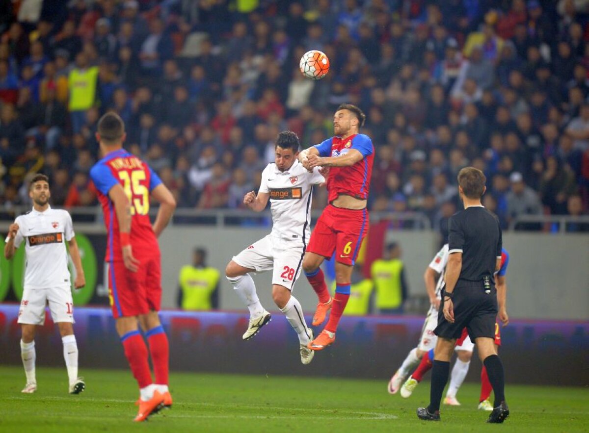 FOTO + VIDEO Finala campionatului la Giurgiu! Steaua şi Dinamo remizează pentru a treia oară în 2016, 1-1. Astra, 3 puncte avans