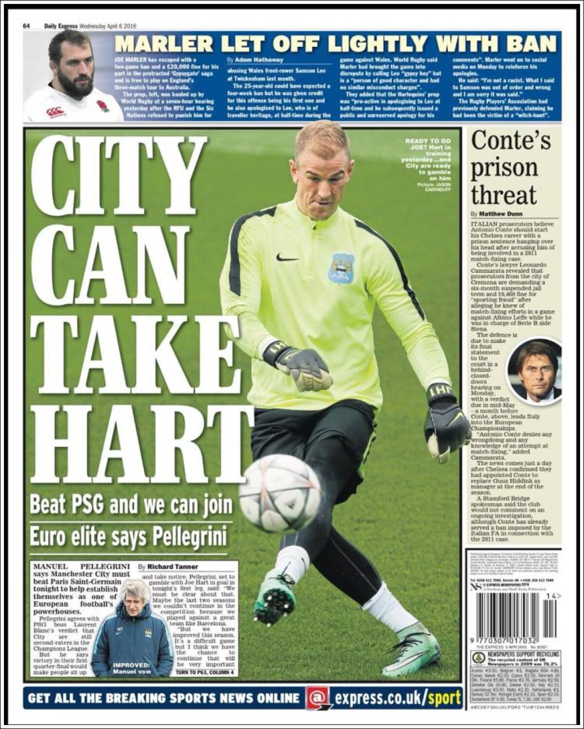 Ce scriu azi ziarele de sport din lume (11 aprilie 2016)