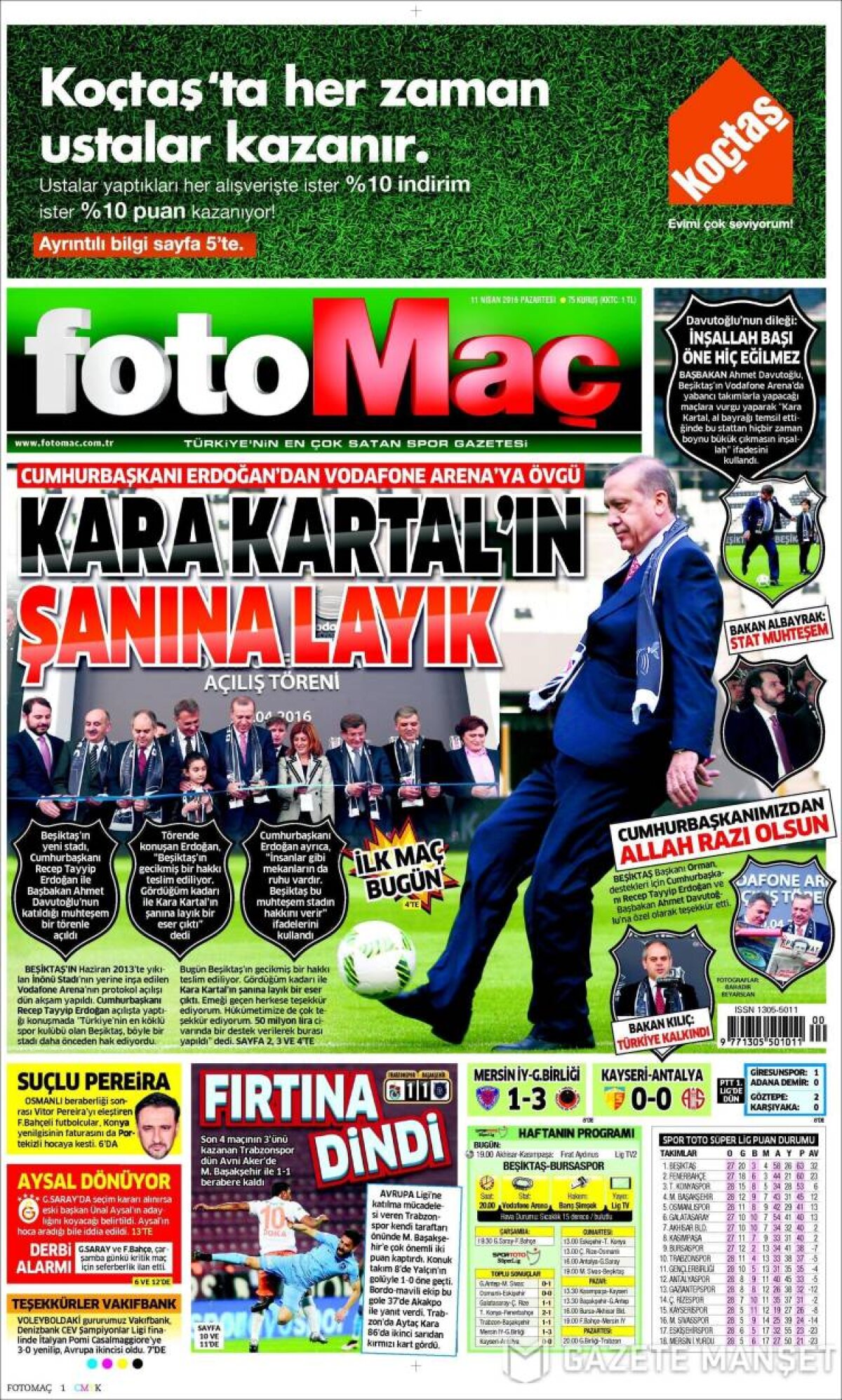 Ce scriu azi ziarele de sport din lume (11 aprilie 2016)