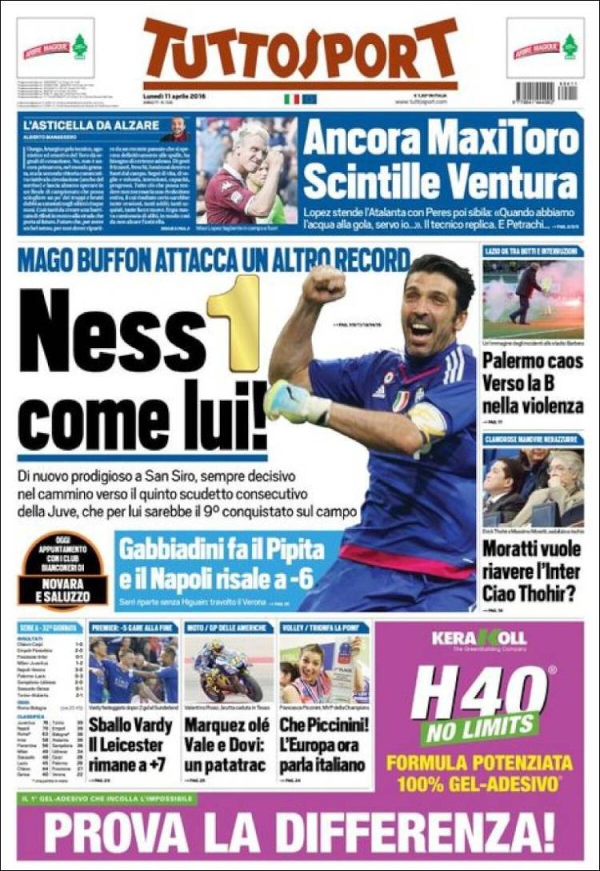 Ce scriu azi ziarele de sport din lume (11 aprilie 2016)