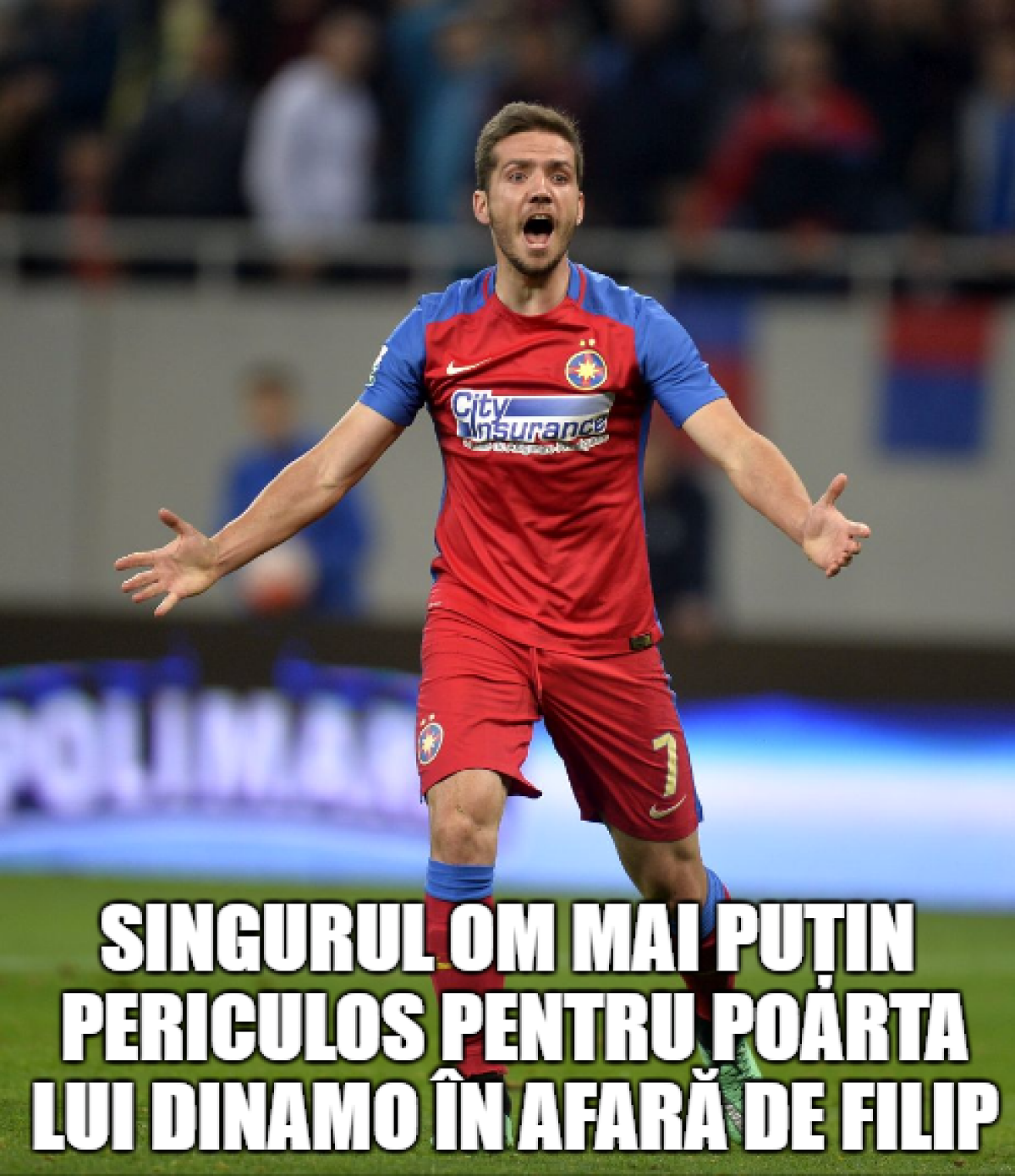 GALERIE FOTO Toate glumele despre Derby de România » Steliano Filip și coregrafia dinamovistă, luate în colimator