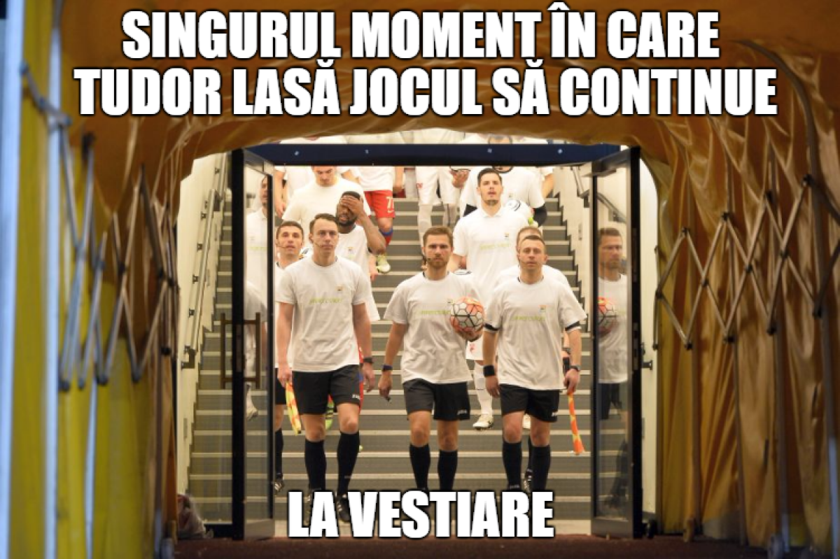 GALERIE FOTO Toate glumele despre Derby de România » Steliano Filip și coregrafia dinamovistă, luate în colimator