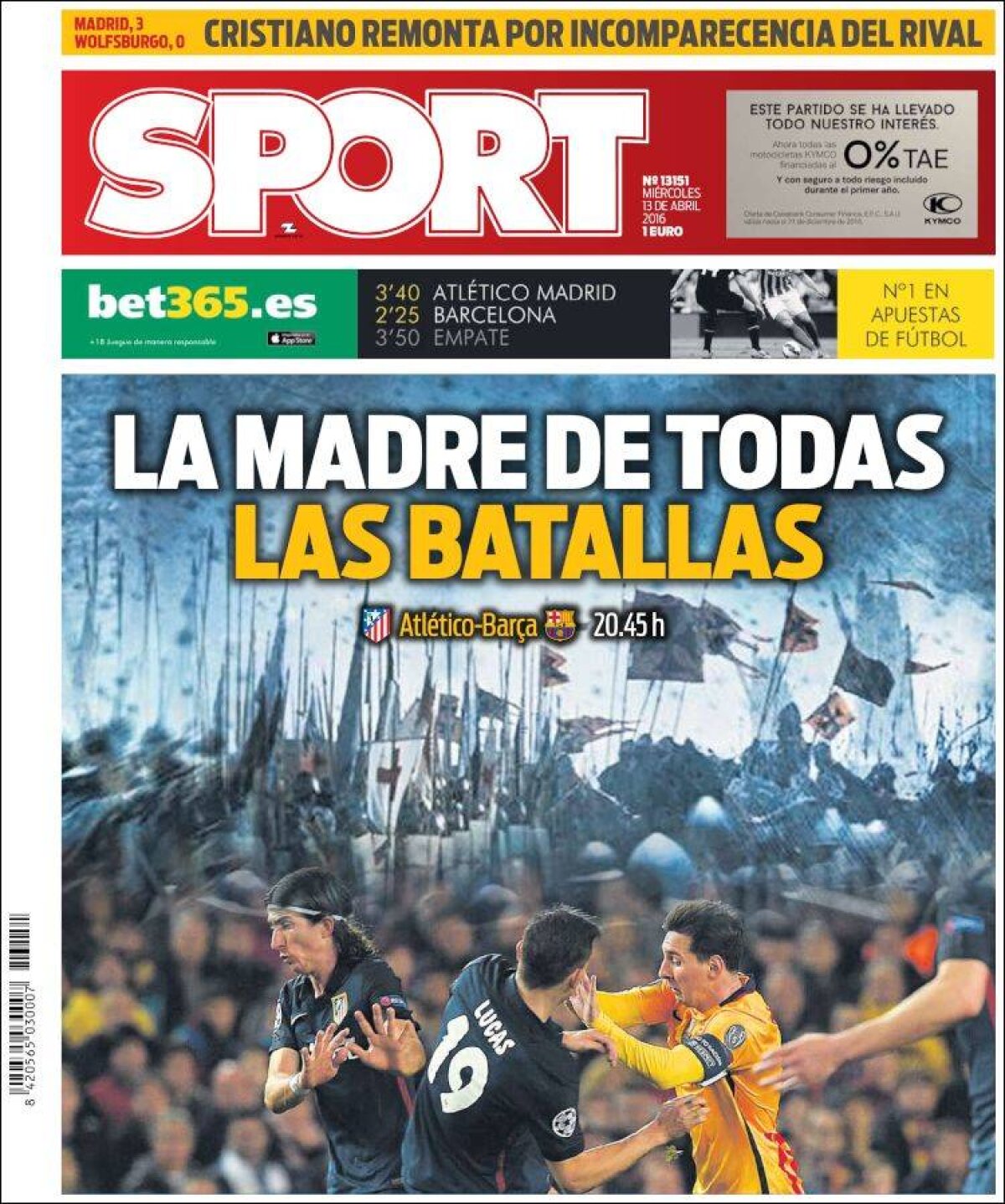 Ce scriu azi ziarele de sport din lume (13 aprilie 2016)