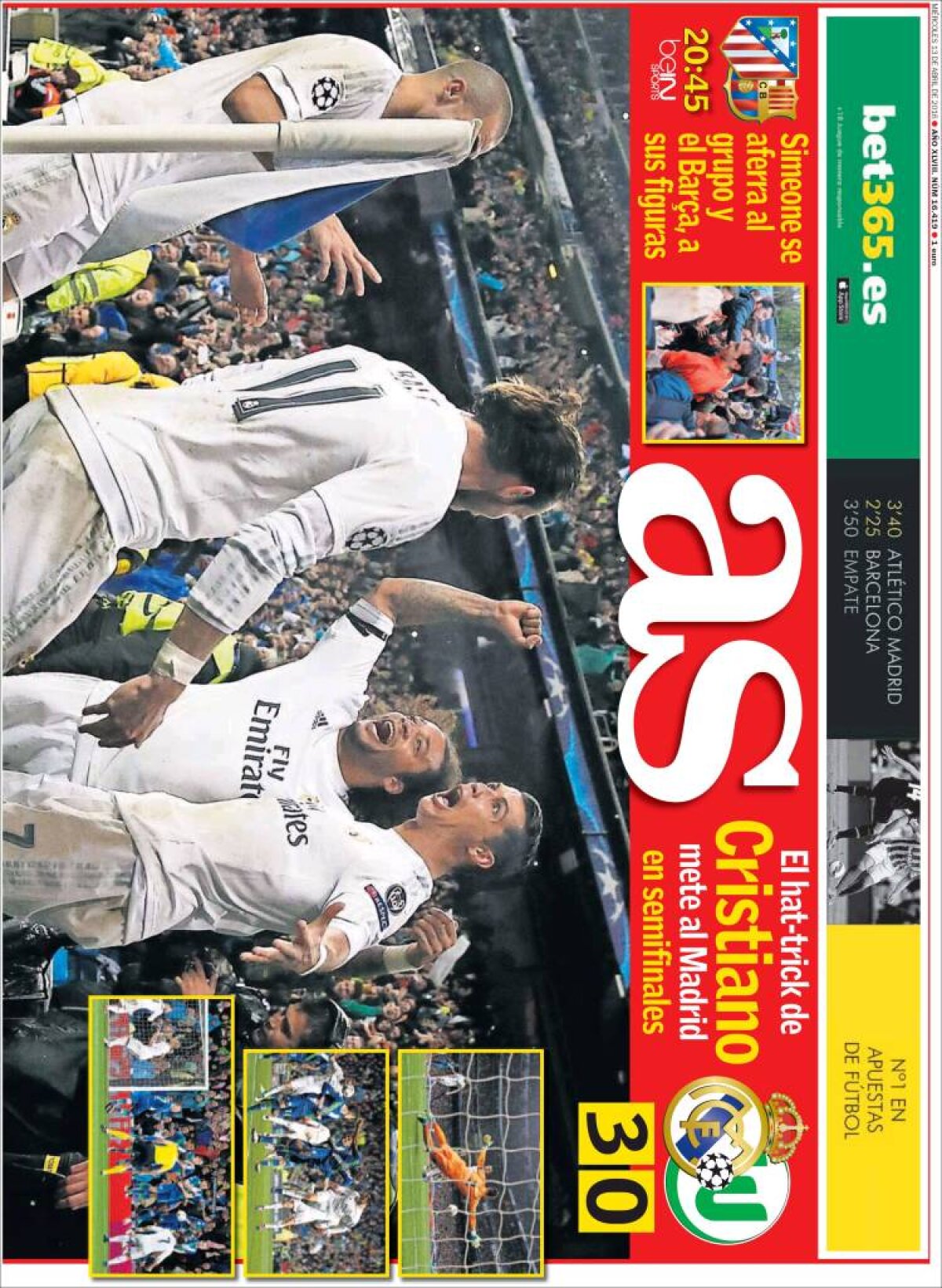 Ce scriu azi ziarele de sport din lume (13 aprilie 2016)