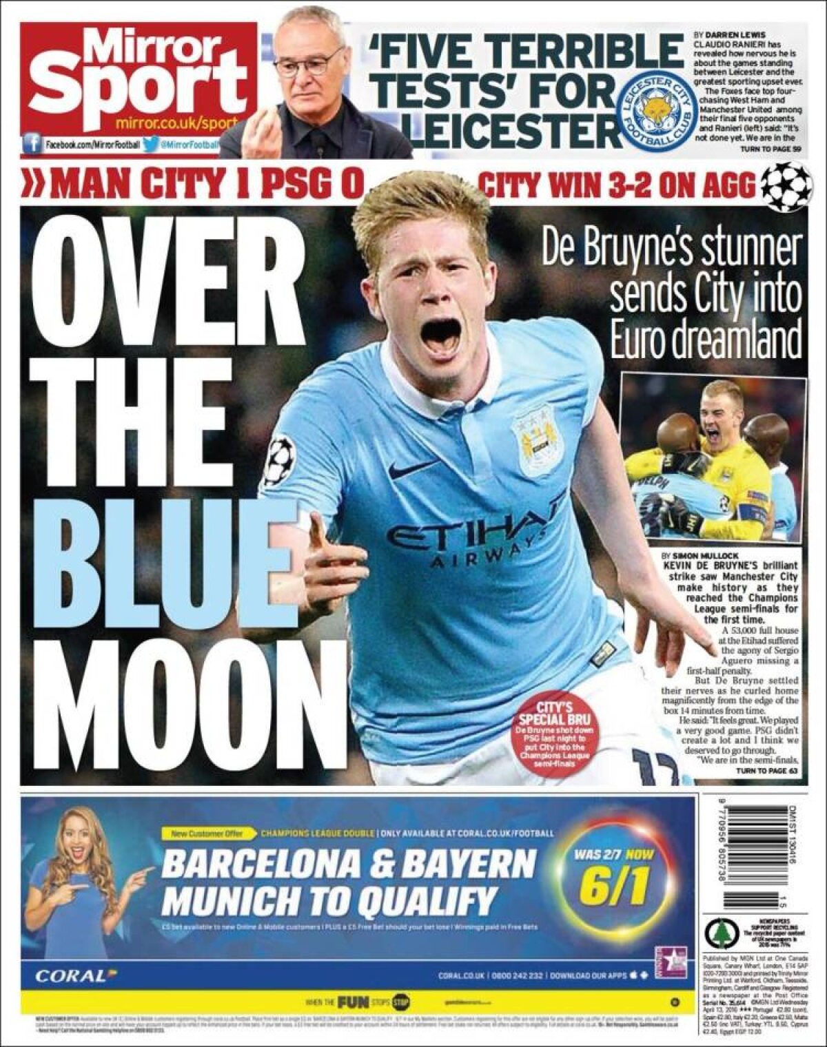 Ce scriu azi ziarele de sport din lume (13 aprilie 2016)