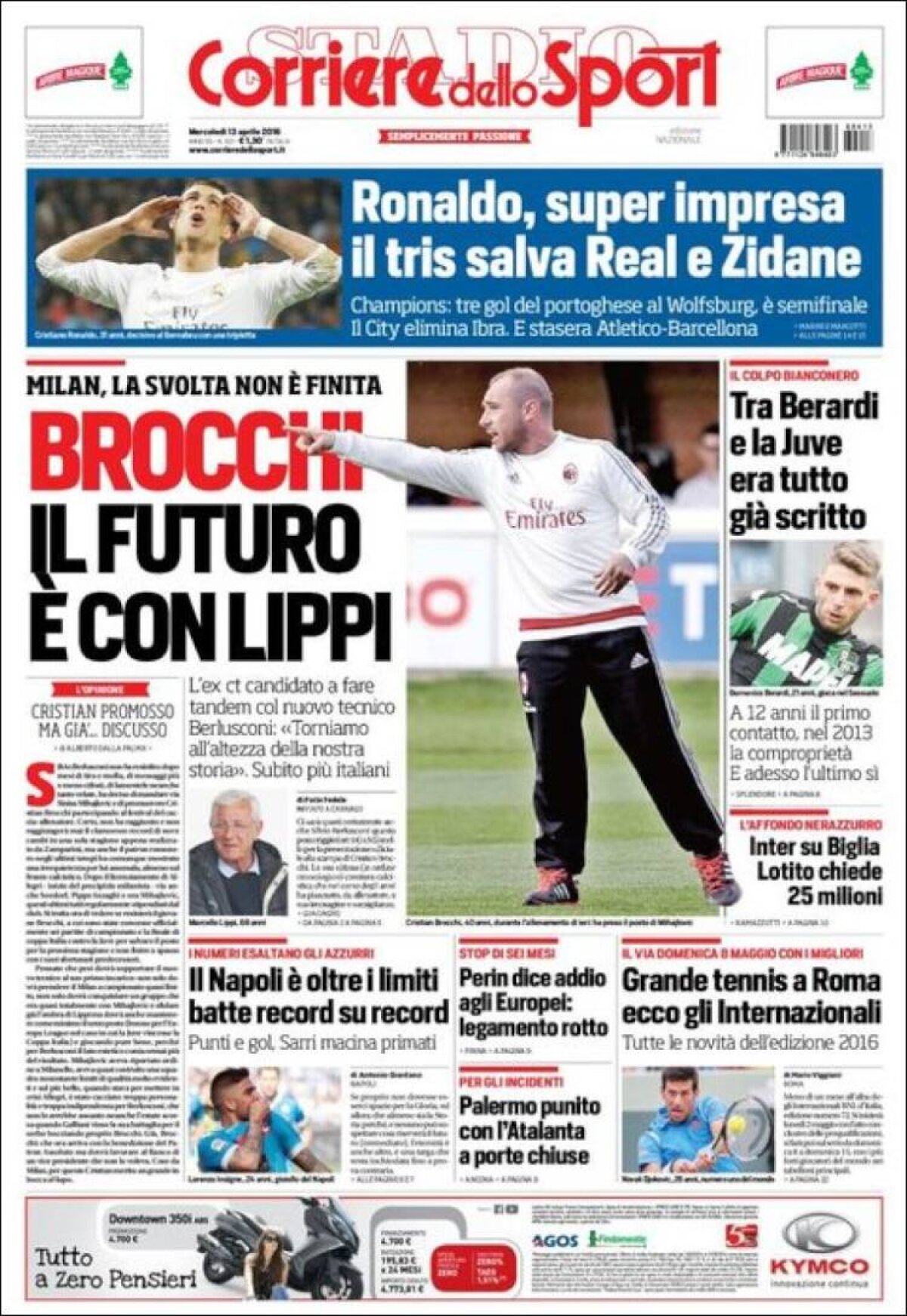 Ce scriu azi ziarele de sport din lume (13 aprilie 2016)