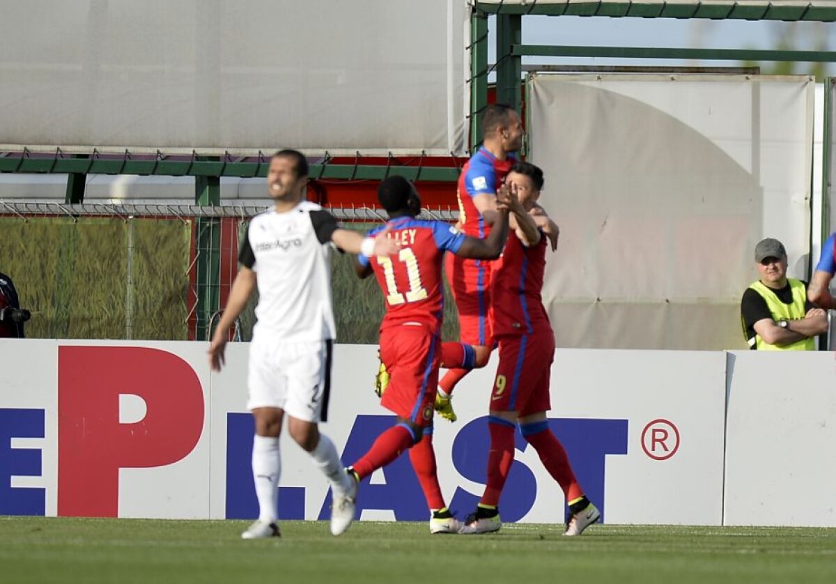VIDEO+FOTO Super-Bawab! Steaua e prima finalistă a Cupei Ligii, după ce a învins Astra, scor 2-0