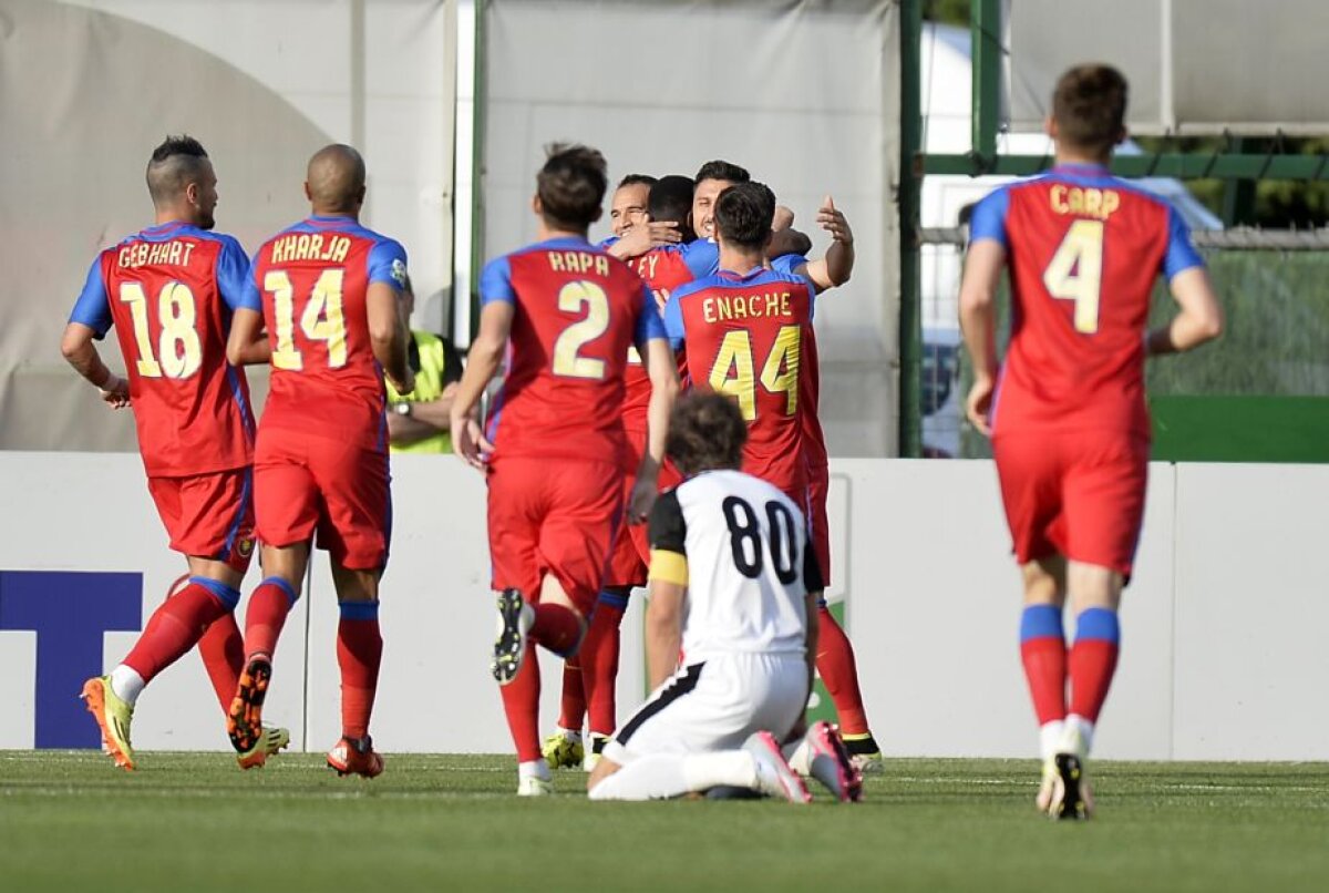VIDEO+FOTO Super-Bawab! Steaua e prima finalistă a Cupei Ligii, după ce a învins Astra, scor 2-0