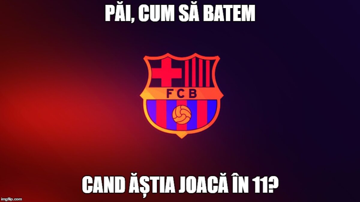 15 meme-uri pe care nu trebuie să le ratezi, despre dezastrul Barcelonei! Cum au fost ironizați catalanii după eliminarea cu Atletico