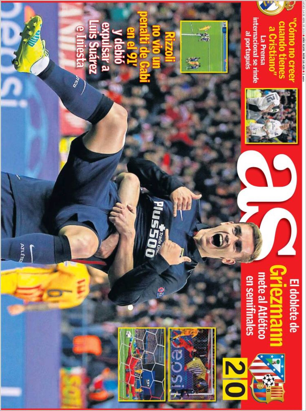 Ce scriu azi ziarele de sport din lume (14 aprilie 2016)