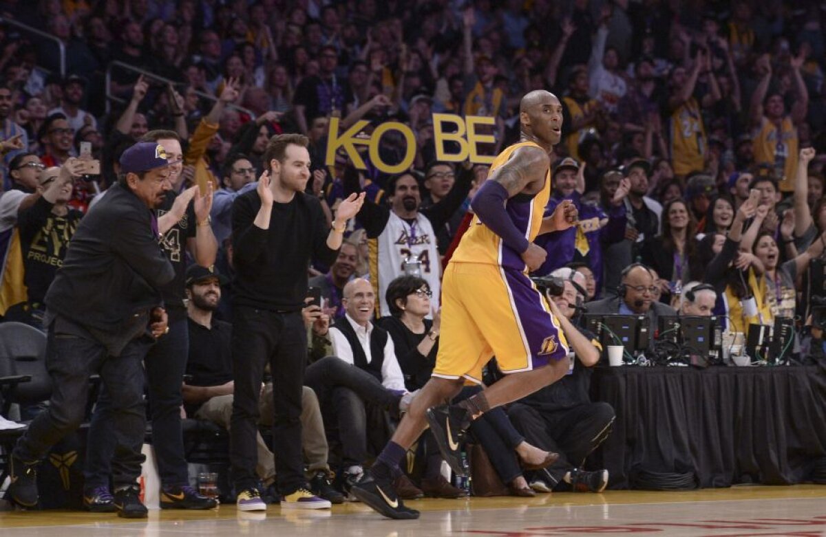 VIDEO+FOTO Mamba out! Retragere de poveste pentru Kobe Bryant: victorie și 60 de puncte la ultimul meci după 20 de ani în tricoul lui Lakers