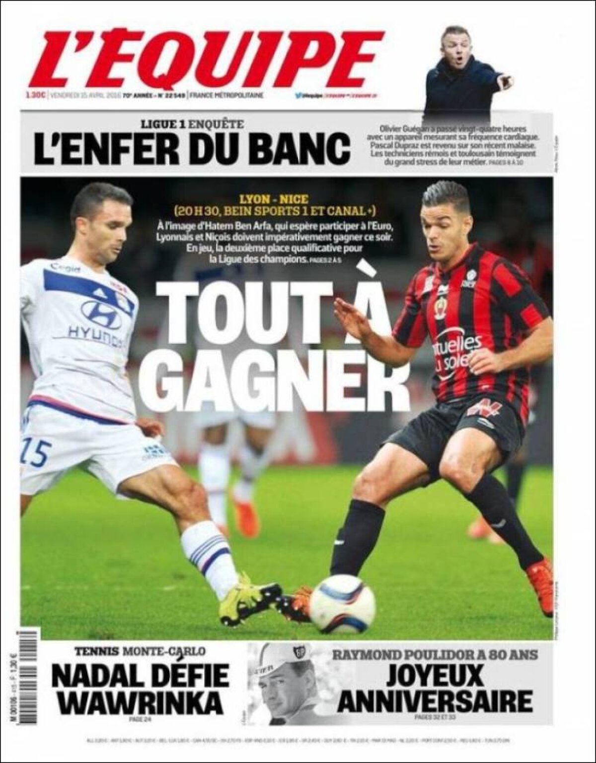 Ce scriu azi ziarele de sport din lume (15 aprilie 2016)