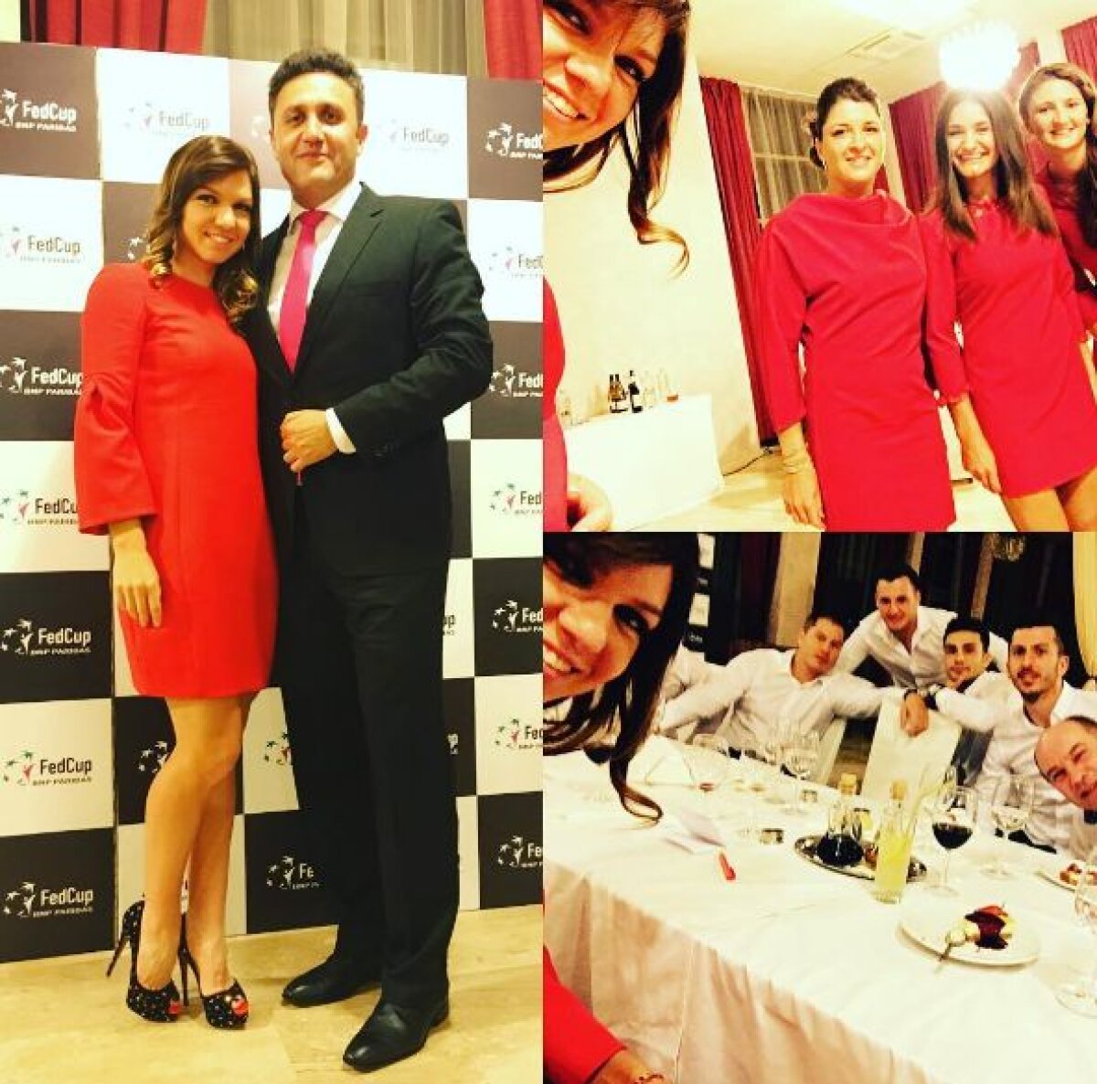 GALERIE FOTO Jucătoarele României le-au eclipsat pe nemțoaice la dineul oficial! Apariții sexy pentru Halep și compania