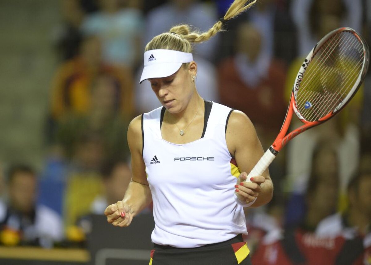 FOTO Fed Cup » România-Germania 1-1! Begu, învinsă de Kerber. Halep se impune în fața lui Petkovici!