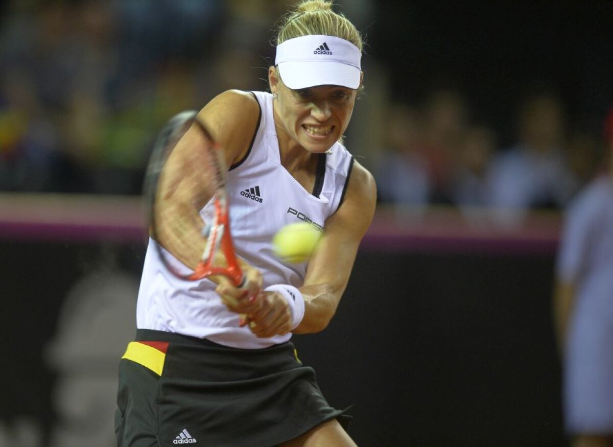 FOTO Fed Cup » România-Germania 1-1! Begu, învinsă de Kerber. Halep se impune în fața lui Petkovici!