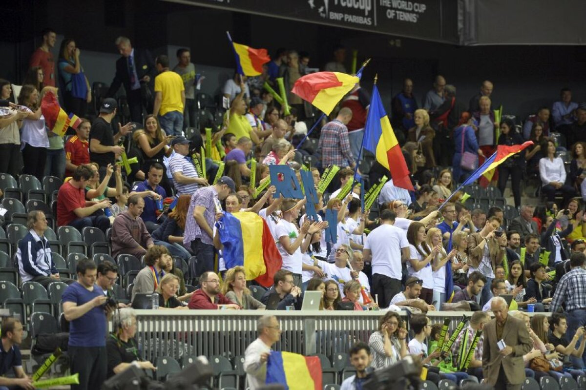 GALERIE FOTO Imagini de excepție de la prezentarea echipelor de Fed Cup! Atmosferă fantastică la Cluj