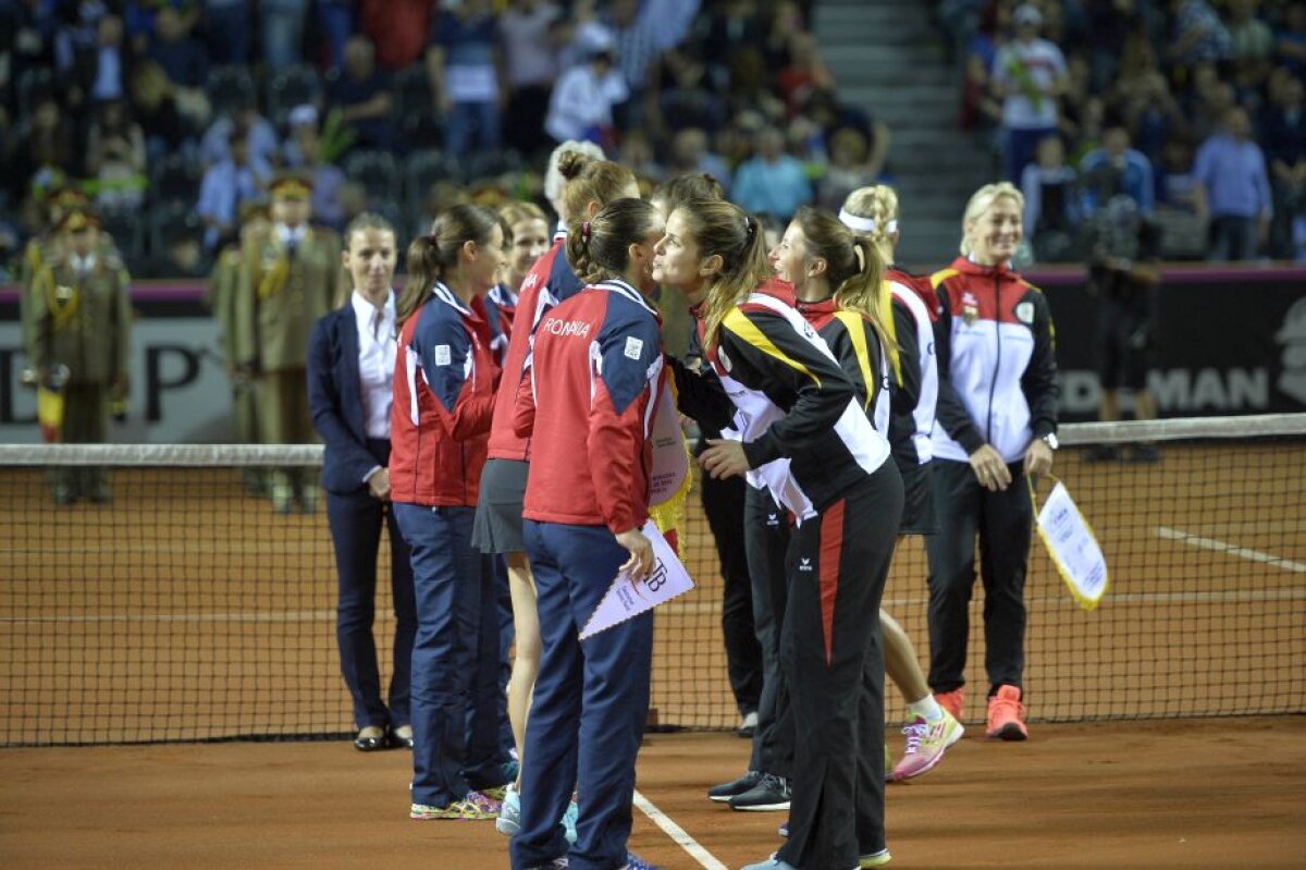 GALERIE FOTO Imagini de excepție de la prezentarea echipelor de Fed Cup! Atmosferă fantastică la Cluj