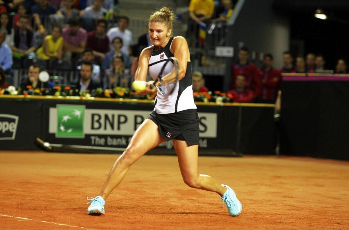 FOTO Fed Cup » România-Germania 1-1! Begu, învinsă de Kerber. Halep se impune în fața lui Petkovici!
