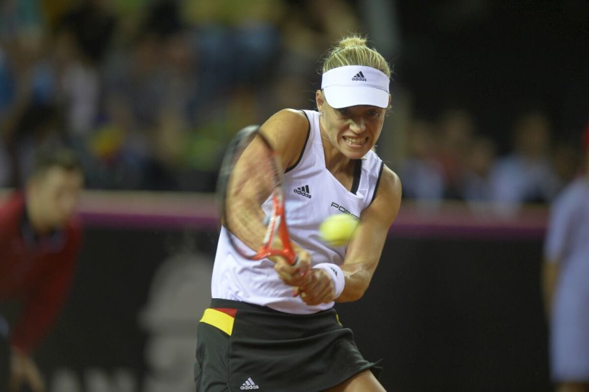 FOTO Fed Cup » România-Germania 1-1! Begu, învinsă de Kerber. Halep se impune în fața lui Petkovici!