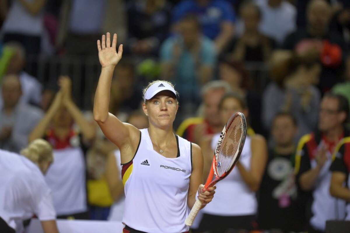 FOTO Fed Cup » România-Germania 1-1! Begu, învinsă de Kerber. Halep se impune în fața lui Petkovici!