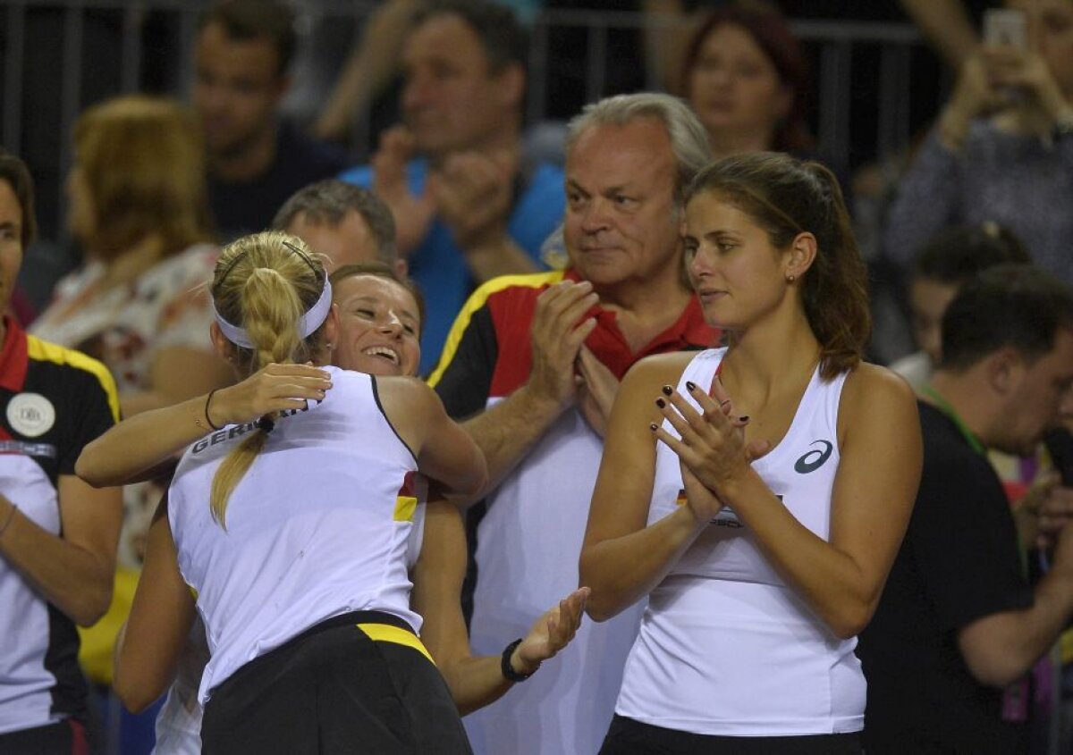 FOTO Fed Cup » România-Germania 1-1! Begu, învinsă de Kerber. Halep se impune în fața lui Petkovici!