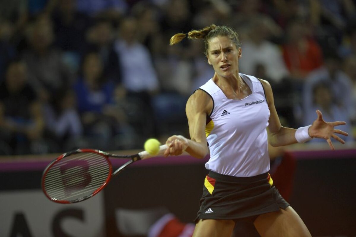 FOTO Fed Cup » România-Germania 1-1! Begu, învinsă de Kerber. Halep se impune în fața lui Petkovici!