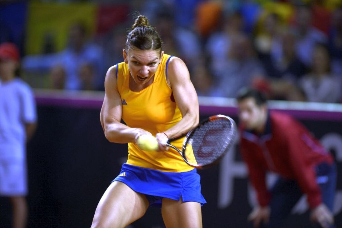 FOTO Fed Cup » România-Germania 1-1! Begu, învinsă de Kerber. Halep se impune în fața lui Petkovici!