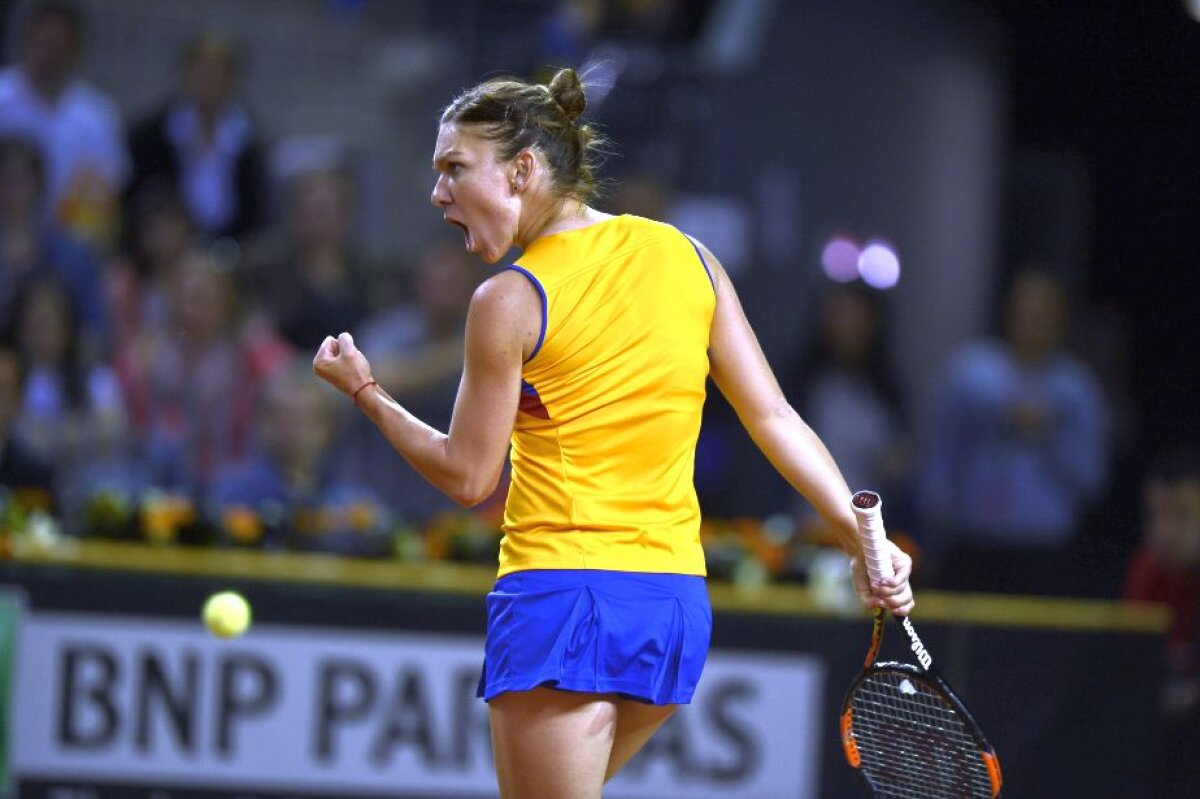FOTO Fed Cup » România-Germania 1-1! Begu, învinsă de Kerber. Halep se impune în fața lui Petkovici!