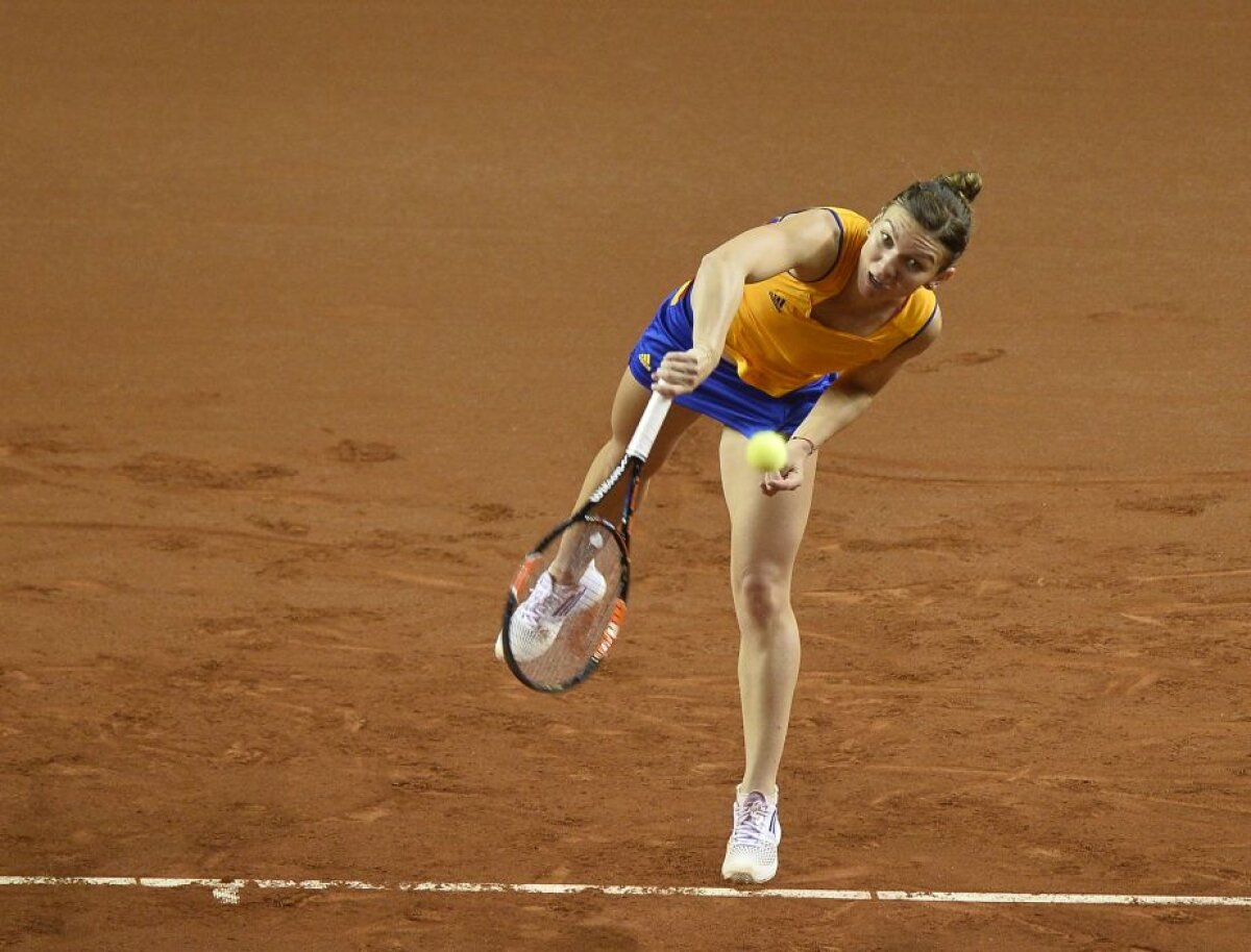 FOTO Fed Cup » România-Germania 1-1! Begu, învinsă de Kerber. Halep se impune în fața lui Petkovici!