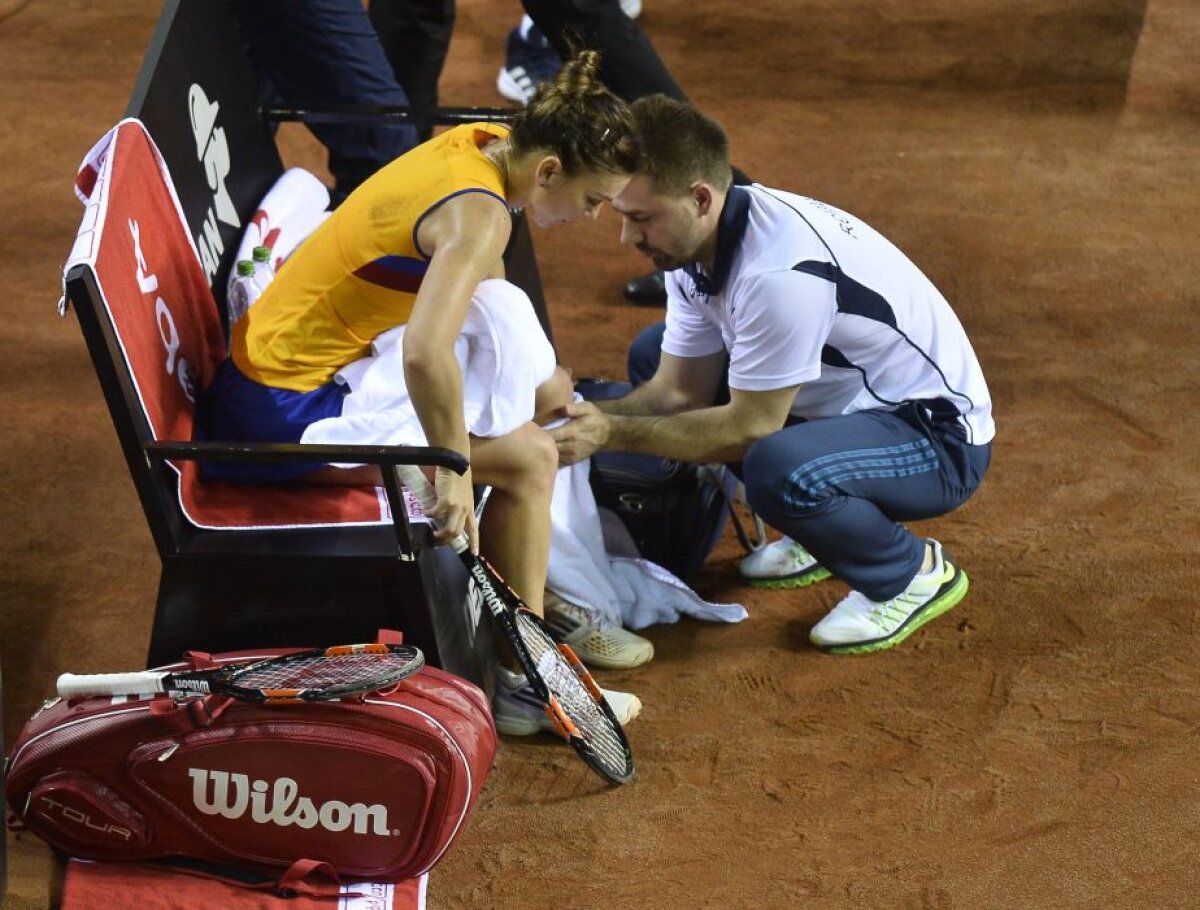 FOTO Fed Cup » România-Germania 1-1! Begu, învinsă de Kerber. Halep se impune în fața lui Petkovici!