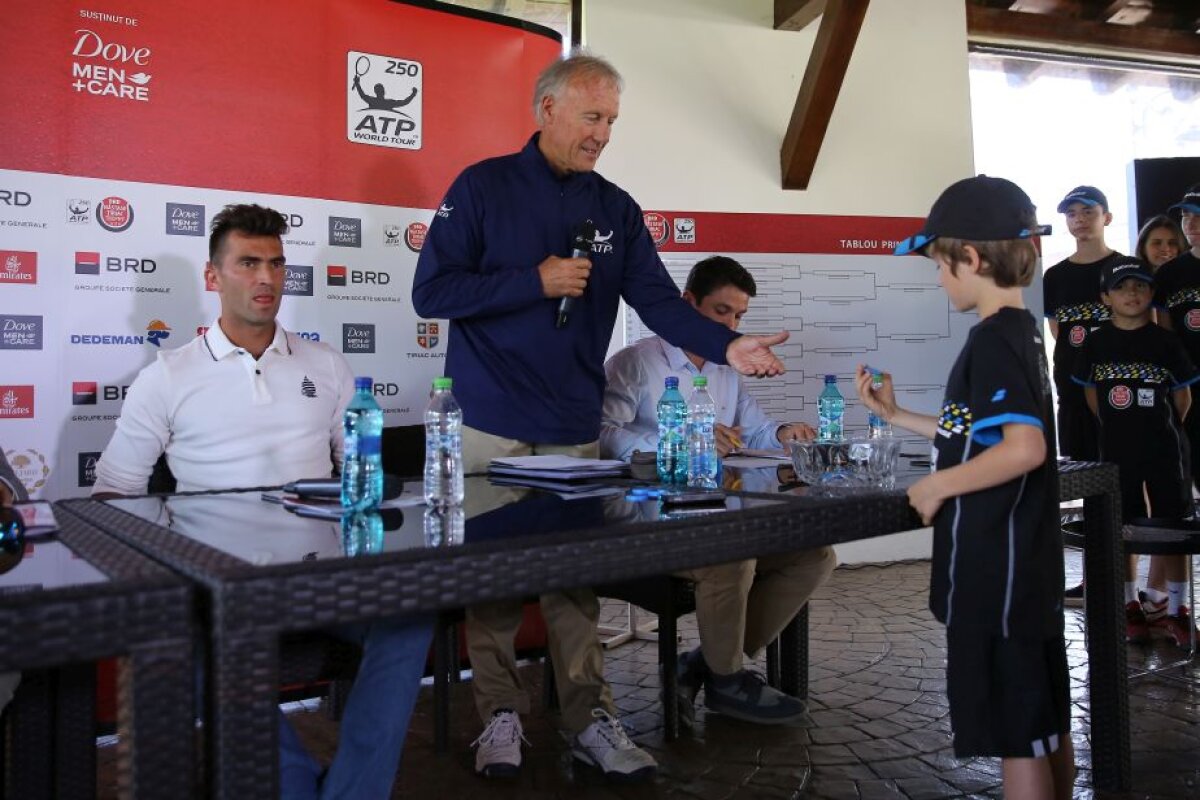FOTO S-a tras la sorți tabloul principal la BRD Năstase-Țiriac Trophy » Meciuri dificile în primul tur pentru români