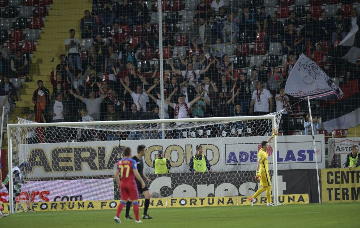 VIDEO + FOTO Astra, la un pas de primul titlu de campioană din istorie! Victorie uriașă pentru trupa lui Șumudică, 2-0 cu Steaua în finala campionatului