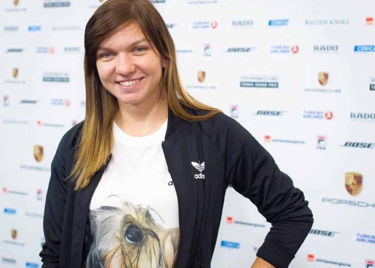 FOTO S-a dat cu câinii » Apariție casual, dar de efect a Simonei Halep la deschiderea turneului de la Stuttgart