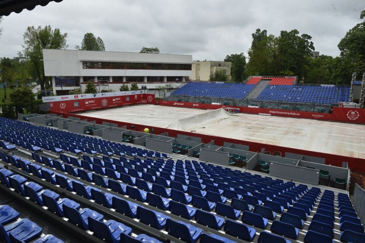 FOTO Toate meciurile zilei de la BRD Năstase-Țiriac Trophy au fost amânate » Când se vor disputa și ce trebuie să știe cei care și-au cumpărat bilete