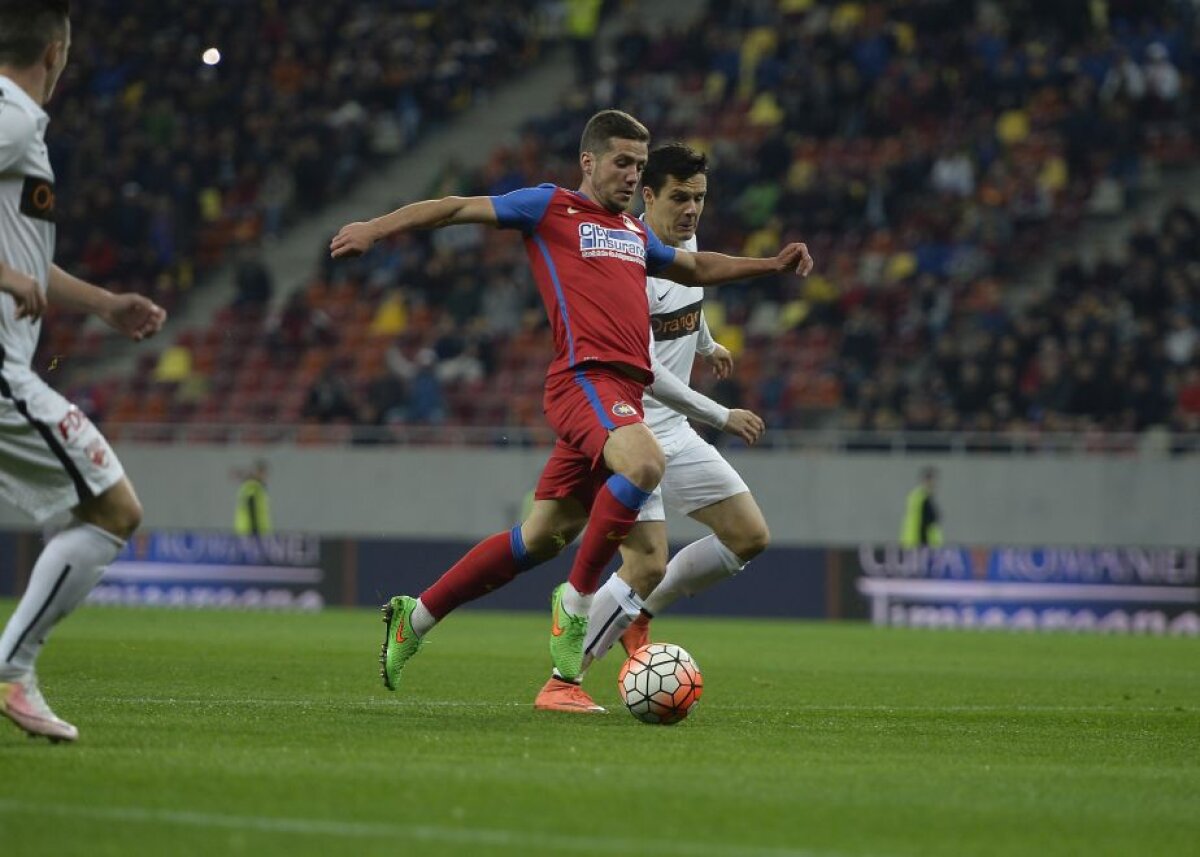 VIDEO + FOTO KO Steaua! Bourceanu își îngroapă echipa în derby-ul cu marea rivală, Dinamo! "Câinii" au scos un 2-2 și s-au calificat în finala Cupei României 