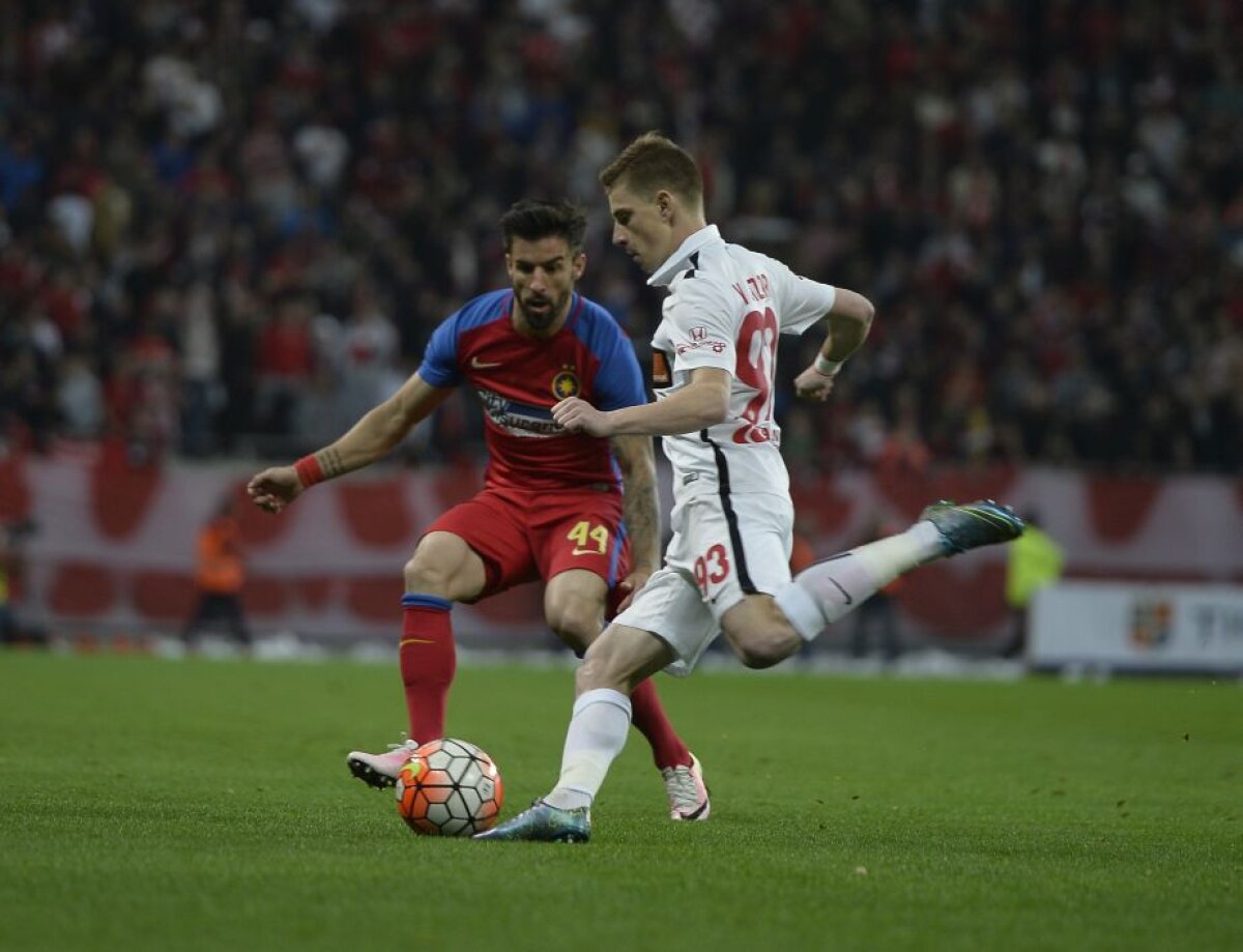 VIDEO + FOTO KO Steaua! Bourceanu își îngroapă echipa în derby-ul cu marea rivală, Dinamo! "Câinii" au scos un 2-2 și s-au calificat în finala Cupei României 