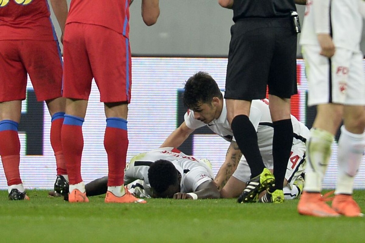 GALERIE FOTO Imagini HORROR cu Gnohere după ce a fost făcut KO de Bourceanu! A fost la un pas de tragedie