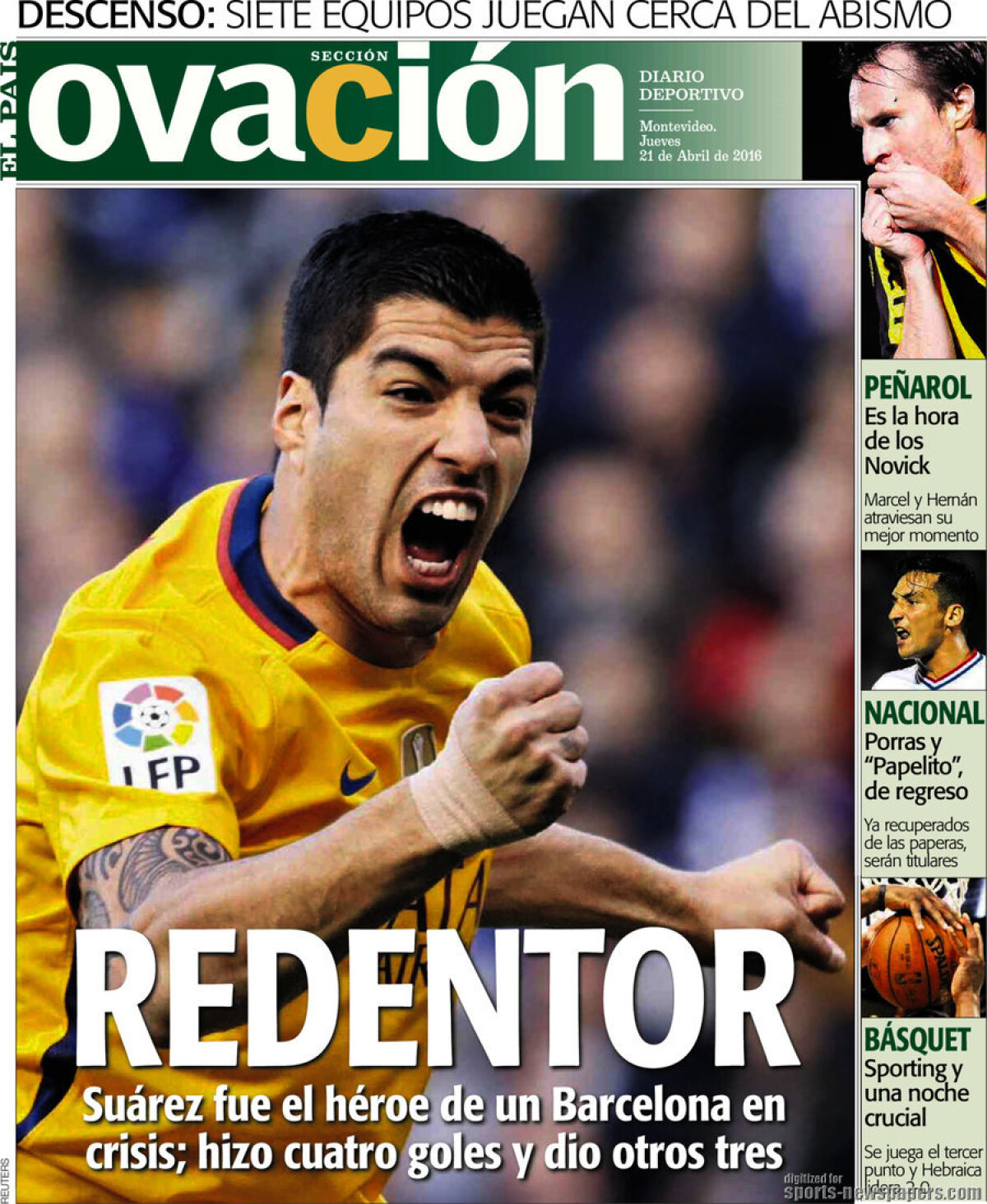 Ce scriu azi ziarele de sport din lume (21 aprilie 2016)