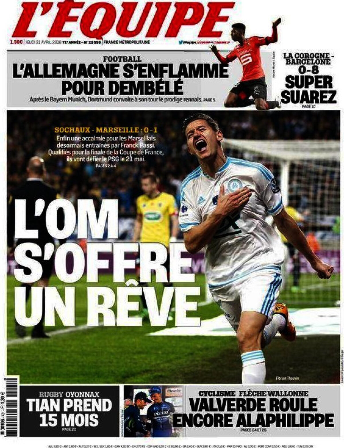 Ce scriu azi ziarele de sport din lume (21 aprilie 2016)