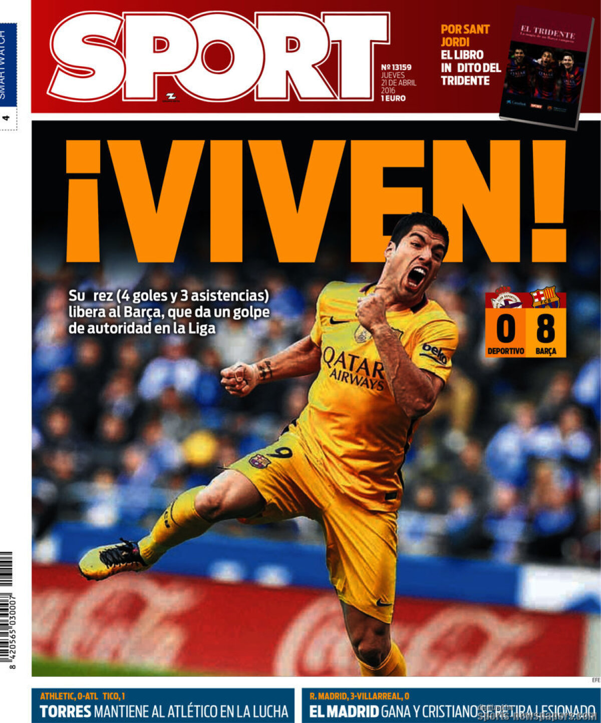 Ce scriu azi ziarele de sport din lume (21 aprilie 2016)