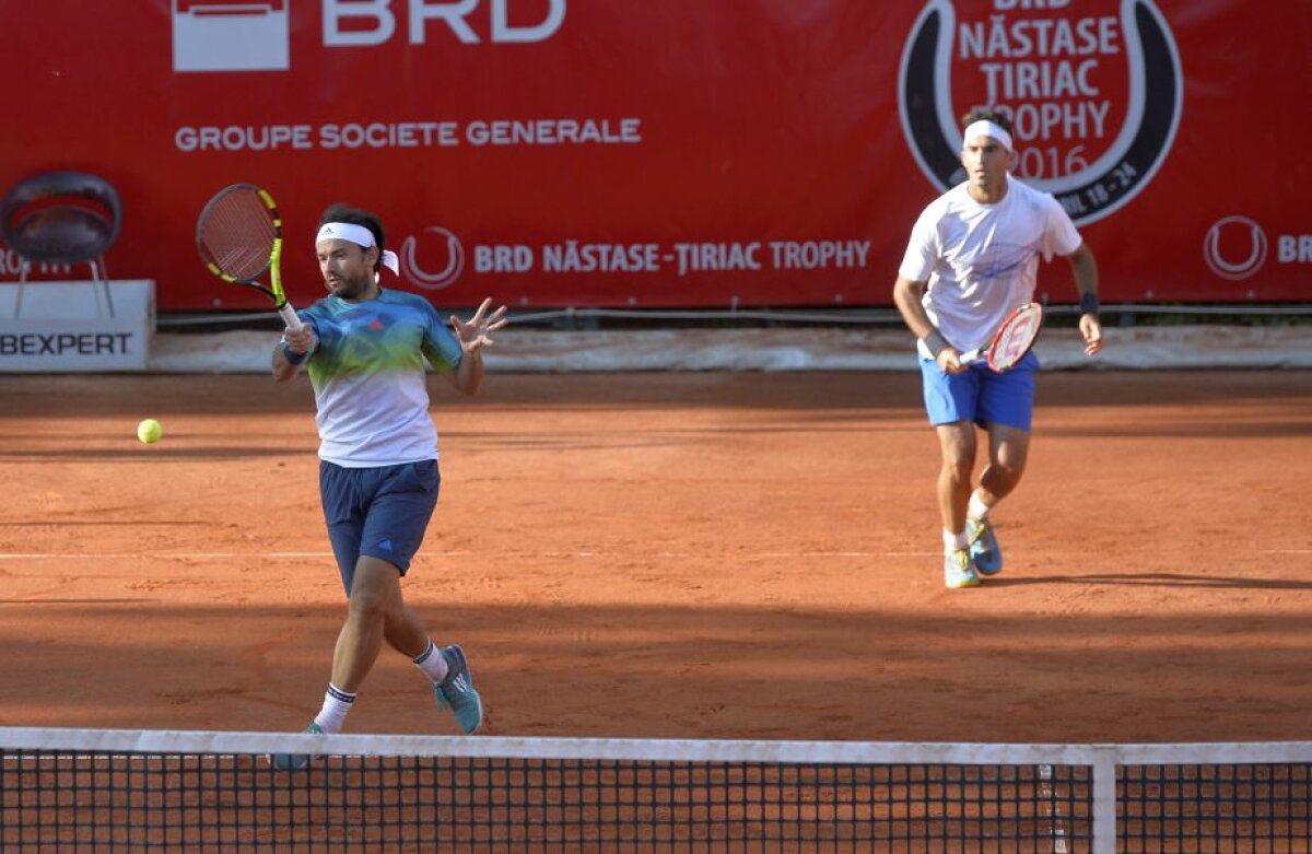 GALERIE FOTO Mergea și Tecău s-au calificat în turul II la BRD Năstase-Țiriac Trophy » Cu cine se vor duela în runda următoare