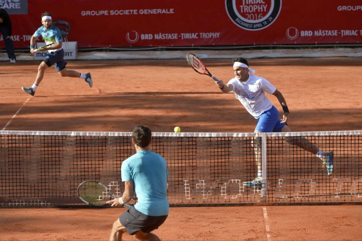 GALERIE FOTO Mergea și Tecău s-au calificat în turul II la BRD Năstase-Țiriac Trophy » Cu cine se vor duela în runda următoare