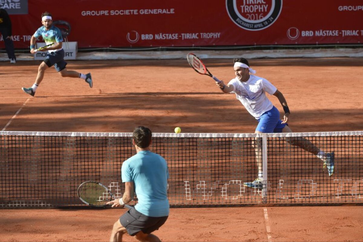 GALERIE FOTO Mergea și Tecău s-au calificat în turul II la BRD Năstase-Țiriac Trophy » Cu cine se vor duela în runda următoare