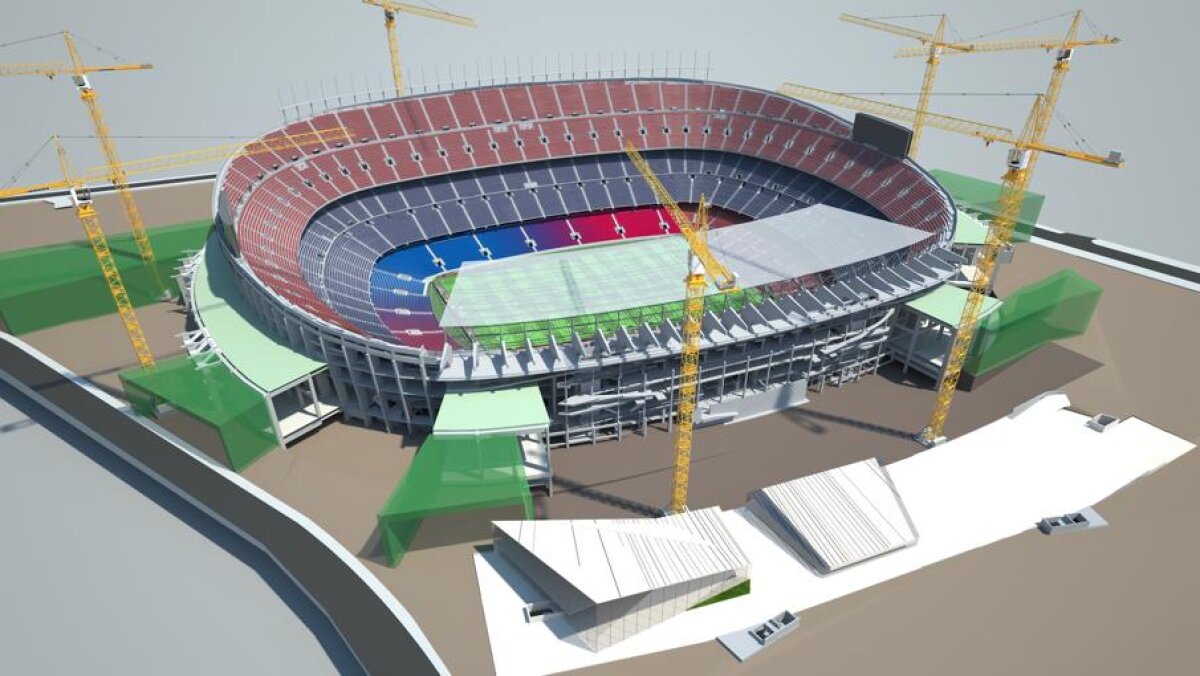 VIDEO + FOTO Investiție de 600 de milioane de euro » Barcelona pregătește modernizarea stadionului! Camp Nou va avea 105.000 de locuri